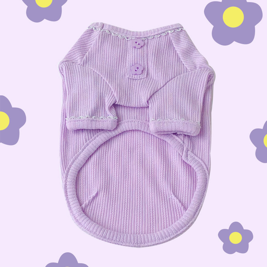 Twinkle Flower Top [Purple]