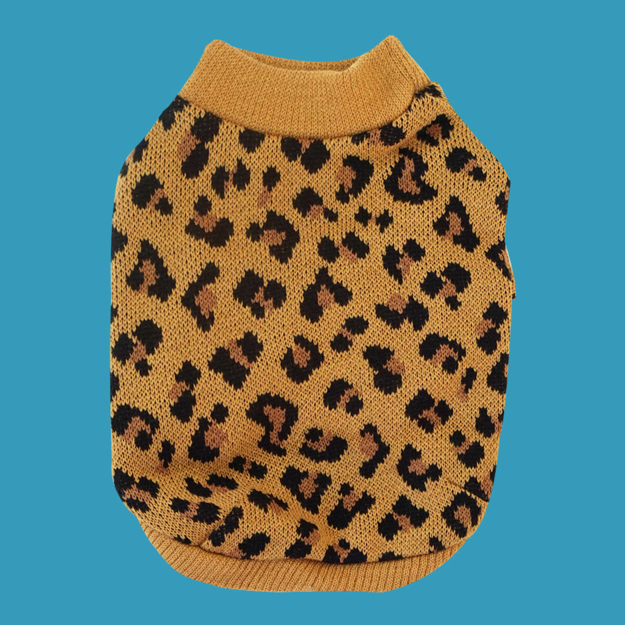 Leopard Knitwear (Brown)