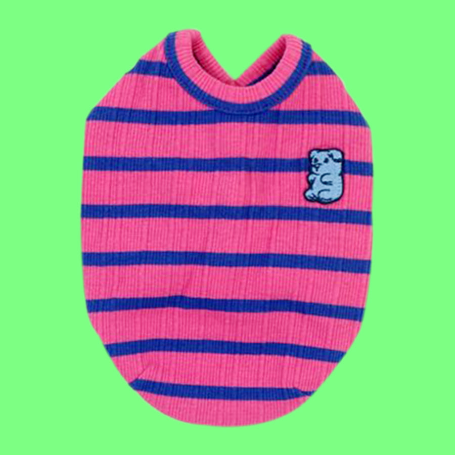 Preppy Stripe Cardigan [Pink]