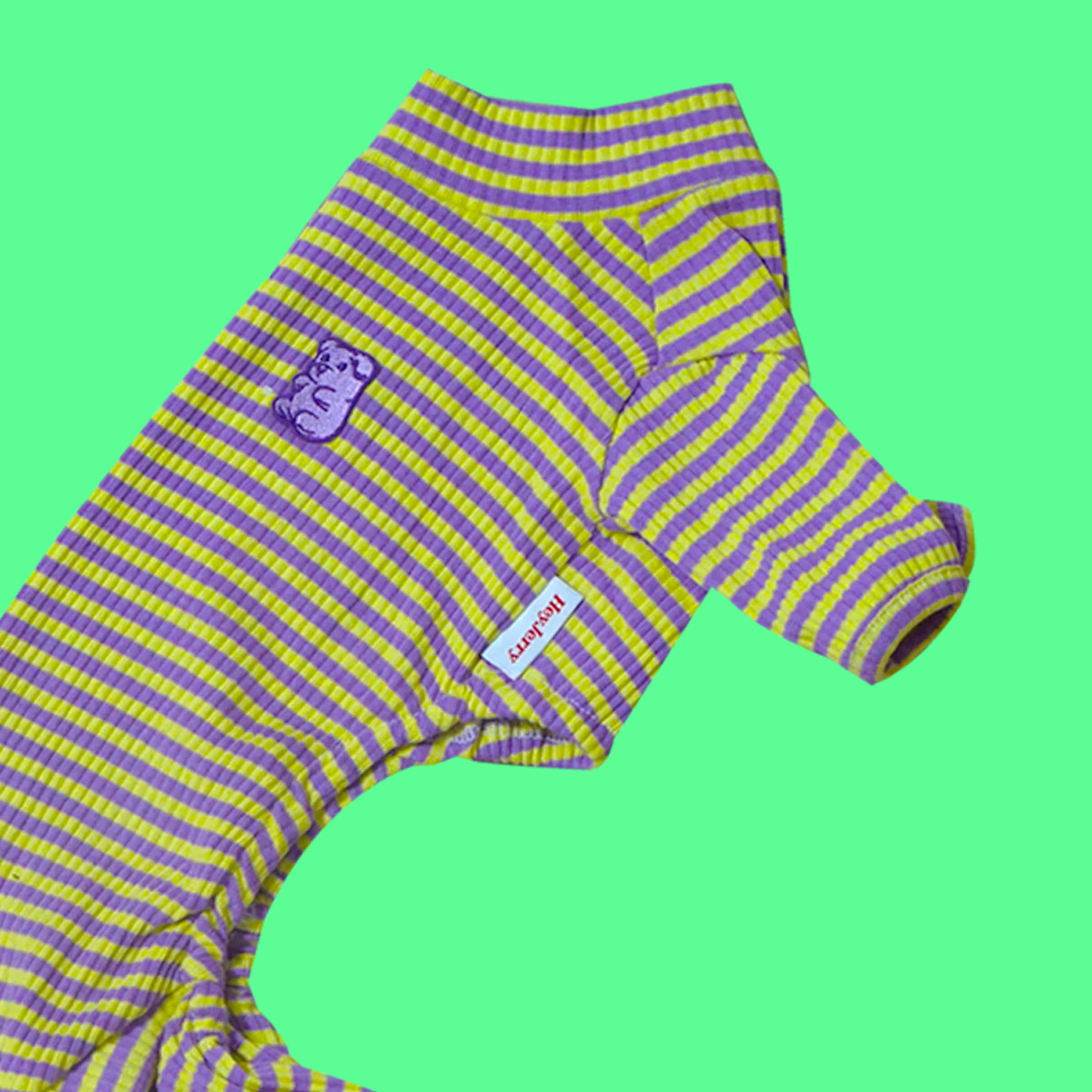 Jelly Stripe Onesie [Passion Fruit Candy]